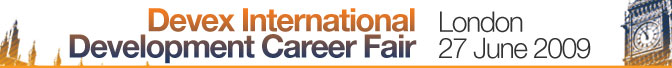 International Development Career Fair in London (Recruiting Organizations)