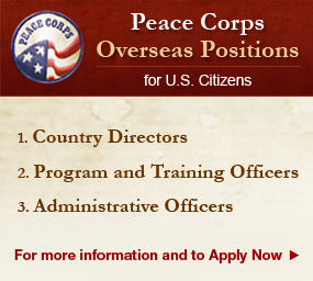 Peace Corps Overseas Positions