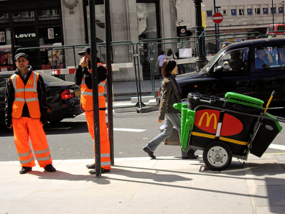 McDonald's cleaning crew