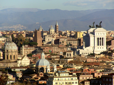A view of Rome, Italy's largest and most populated city