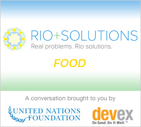 Rio+Solutions Food | http://www.devex.com/en/news/supporting-food-security-through-remote-sensing/78221
